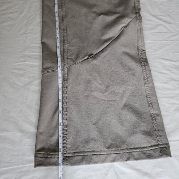 Lululemon Athletica Pants Womens 10 Gray Wide Leg Windbreaker Trail Hiking Y2K - Picture 7 of 16